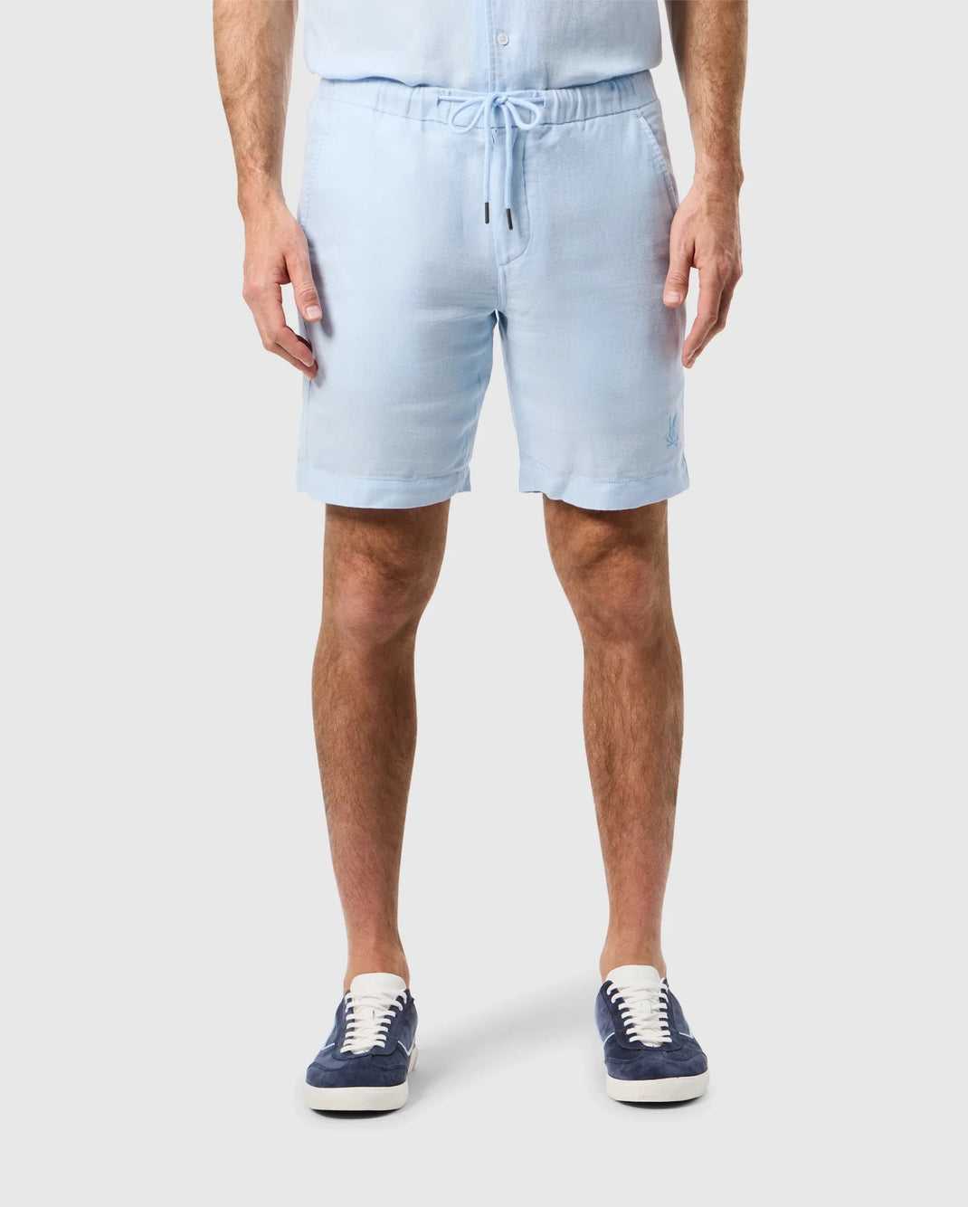 Short Psycho Bunny Windcrest Linen Short Windsurfer Homme | KQT-57857943